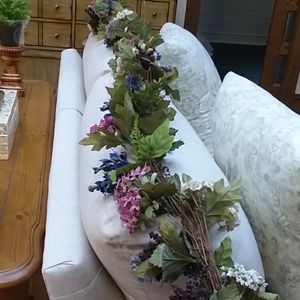 Beautiful twig and faux floral swag